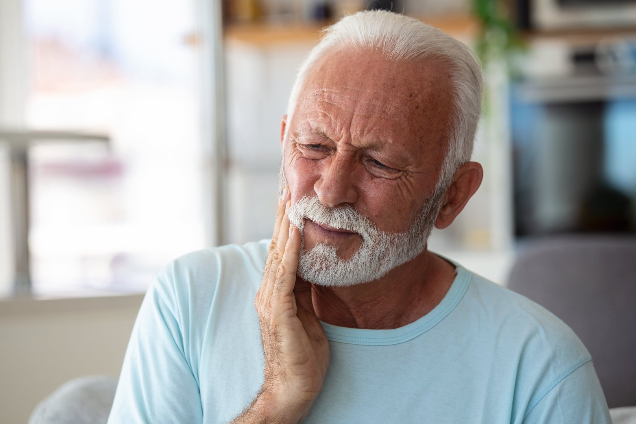 tooth pain dentistry senior man suffering