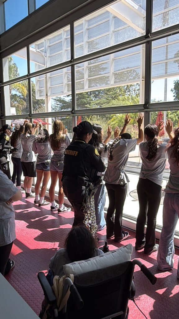 San Diego Sheriff’s Junior Women’s Academy learn detain skill