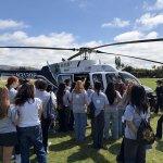San Diego Sheriff’s Junior Women’s Academy learn about helicopter