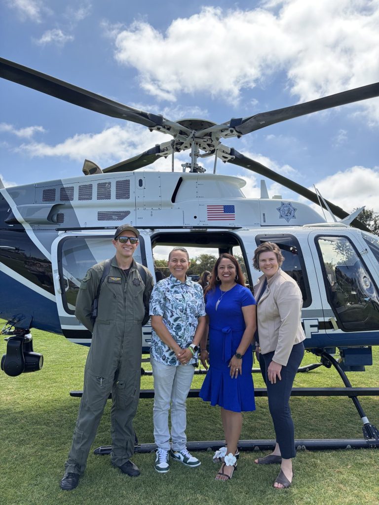 Meeting Sheriff’s Departments helicopter pilots
